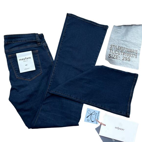 Edyson Mayfare Bootcut Jeans NWT Sz 29S - Picture 1 of 6
